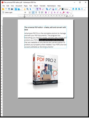 Ashampoo PDF Pro 2 user interface image