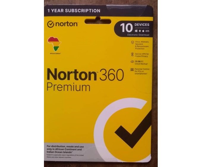 Norton Security 360 10 Devices Premium pack